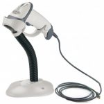 Cititor coduri 1D Zebra Symbol LS2208 USB Alb Cu Stand